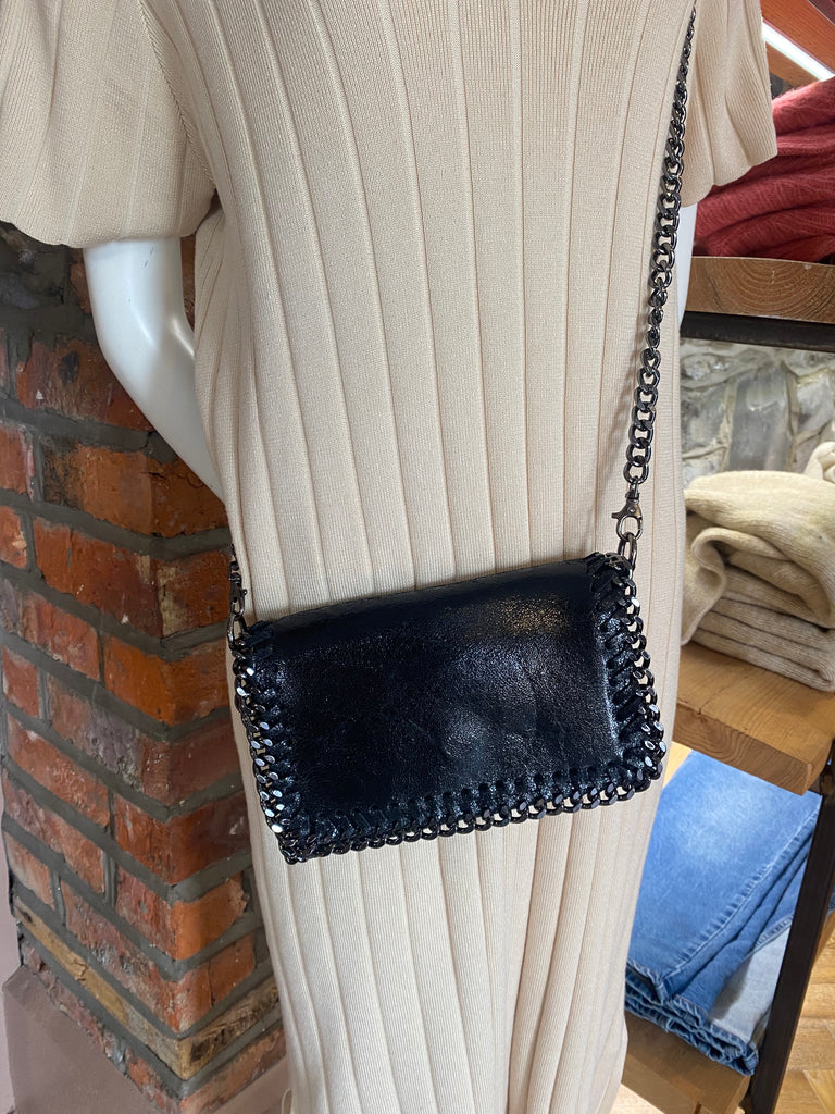 Hyper Leather Crossbody Bag