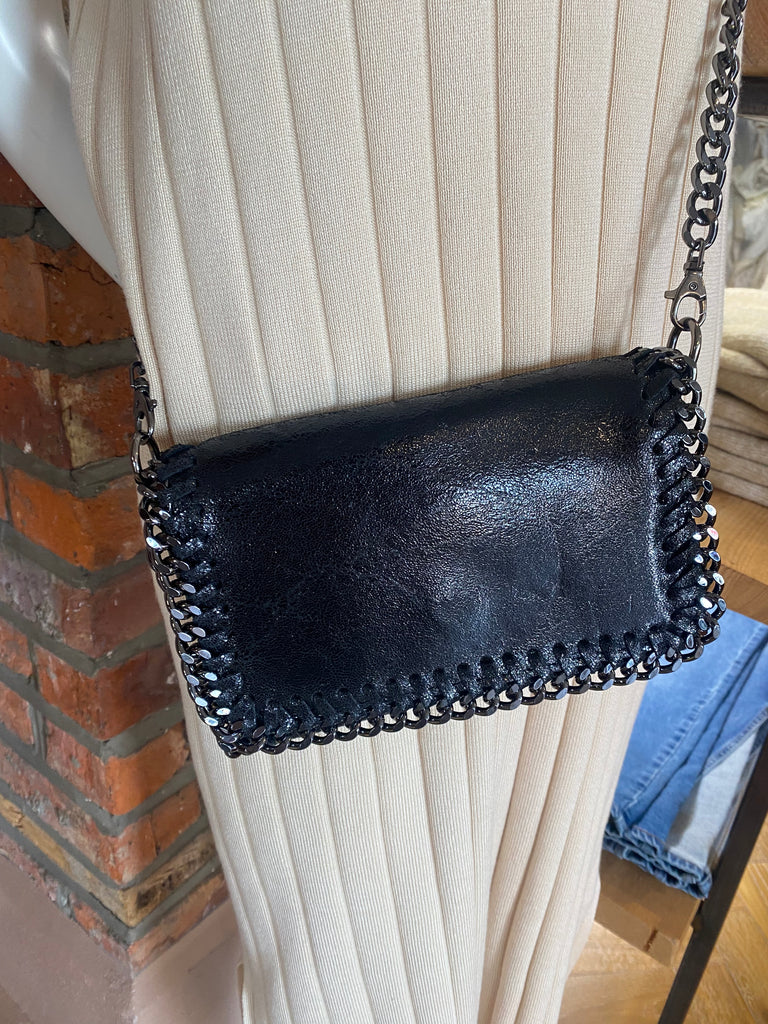 Hyper Leather Crossbody Bag