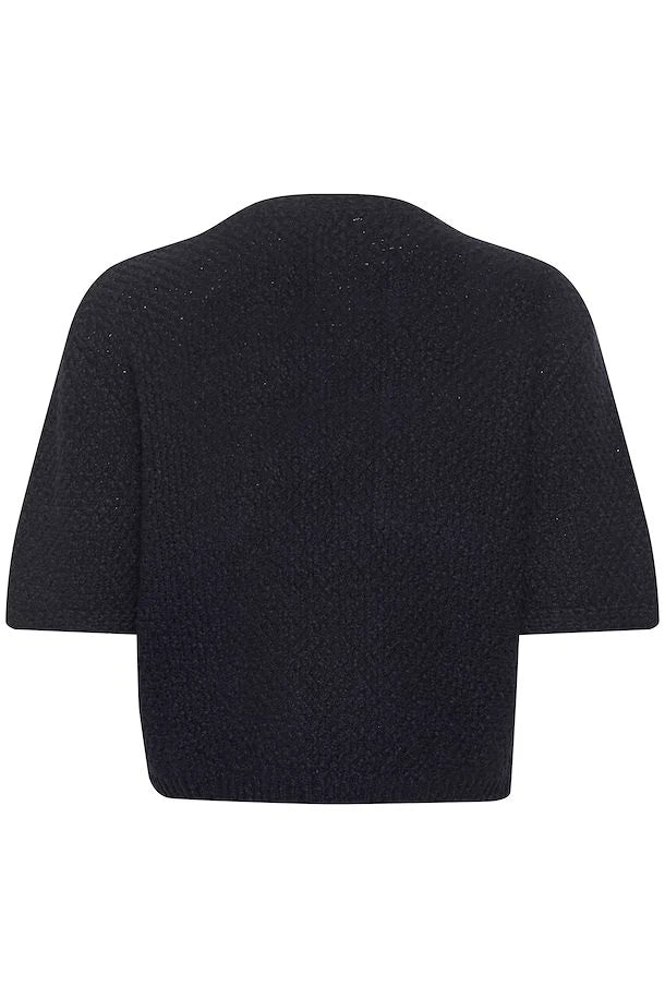 My Essential Wardrobe Dark Navy Carry knit Cardigan