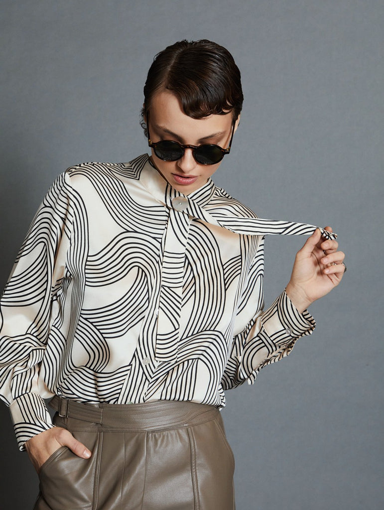 Skatie Geometric Blouse