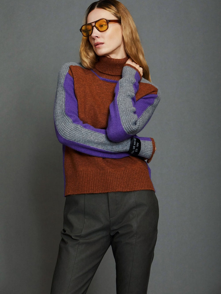 Skatie Midnight Plum Sweater