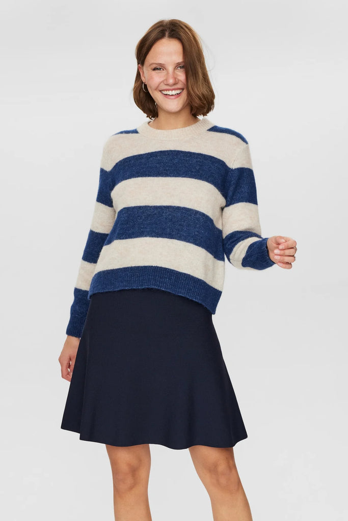 NÜMPH Riette Big Stripe Pullover