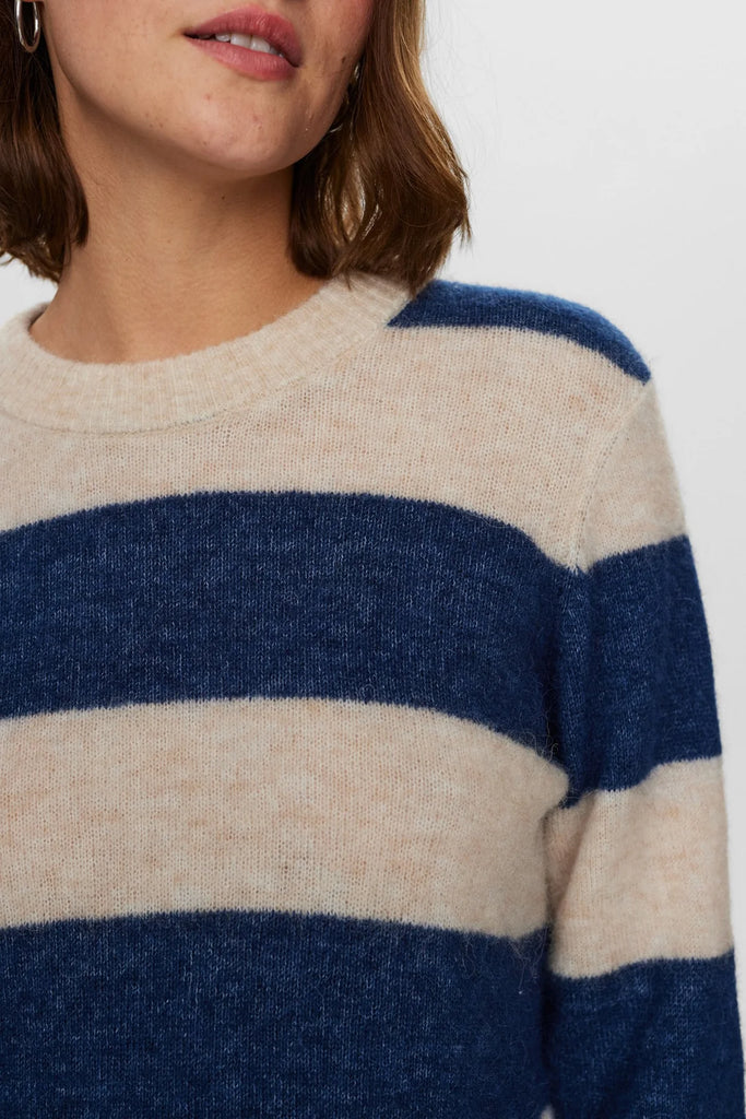 NÜMPH Riette Big Stripe Pullover