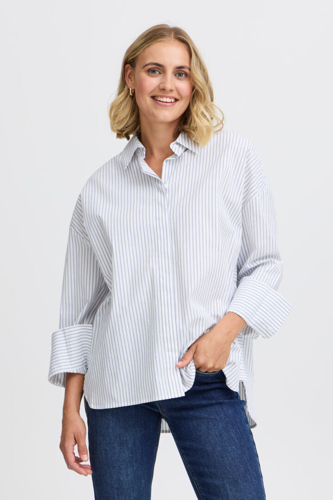 Fransa Vuja Striped Shirt