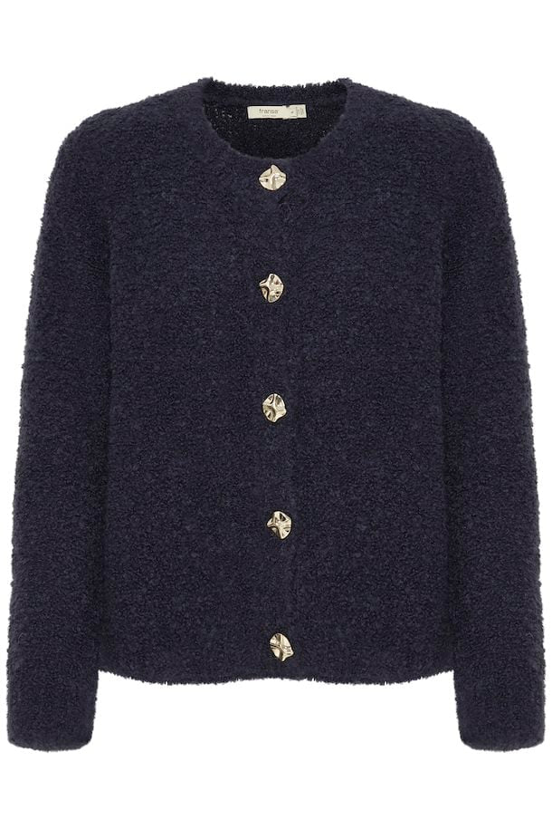 Fransa Harry Navy Cardigan