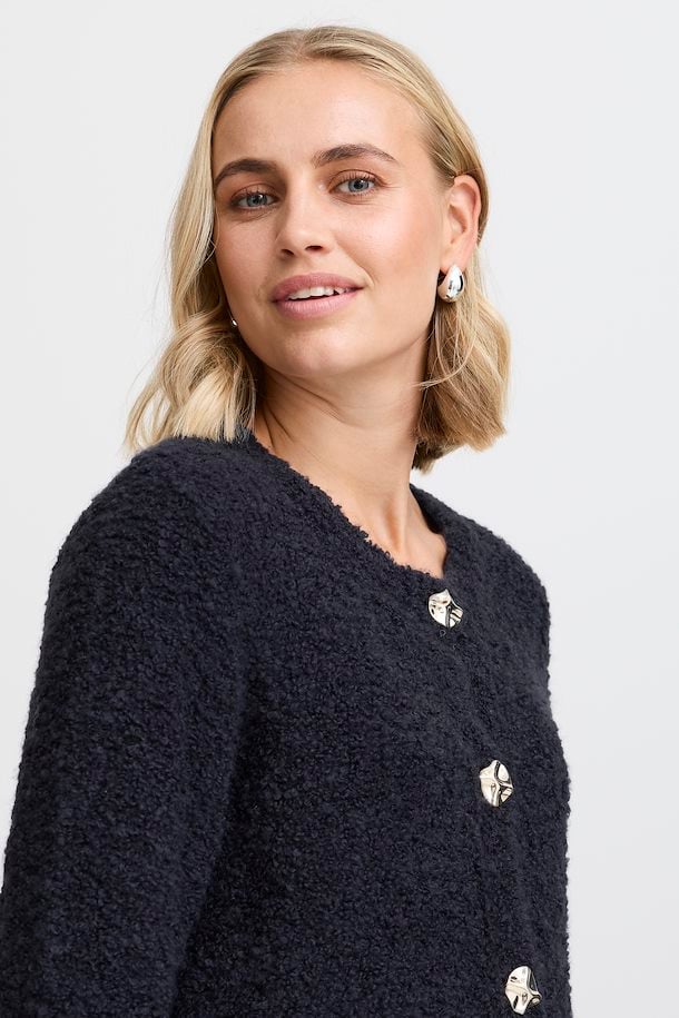 Fransa Harry Navy Cardigan