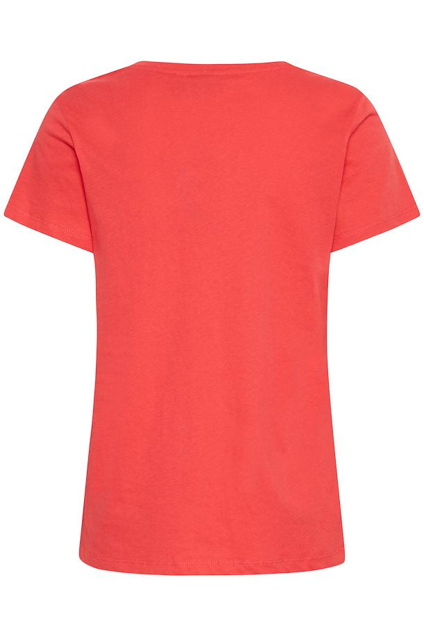 Fransa Tima Red Tee