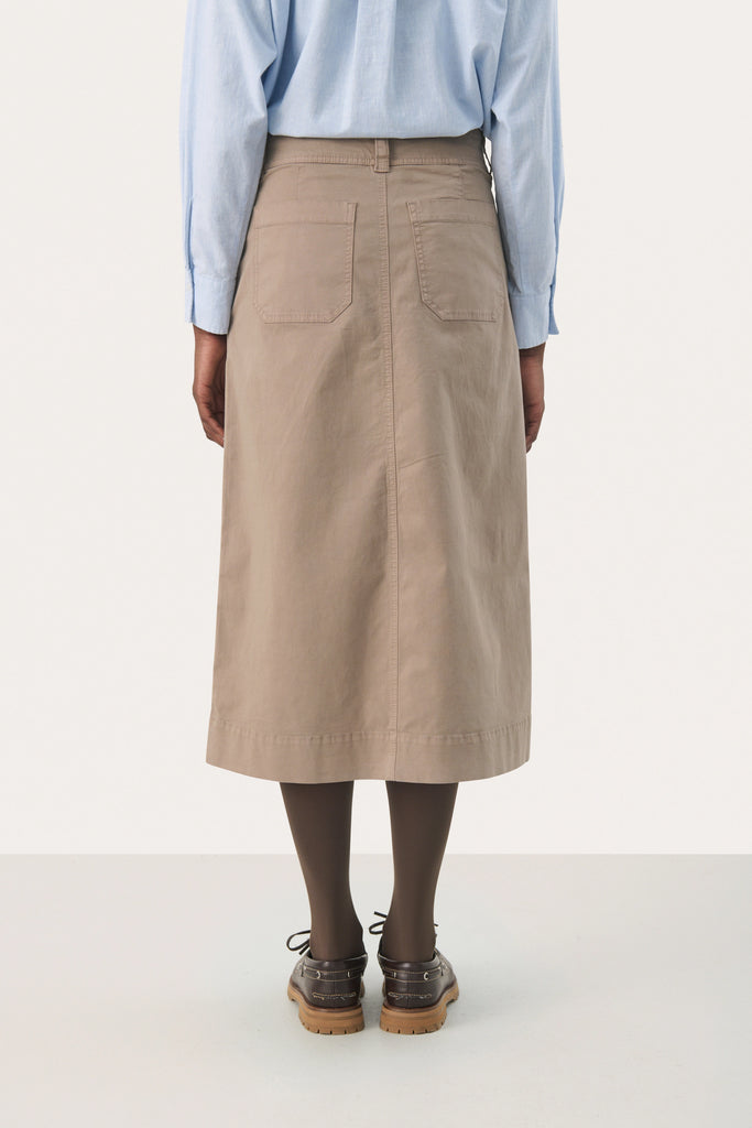 Part Two Fannies Skirt Desert Taupe