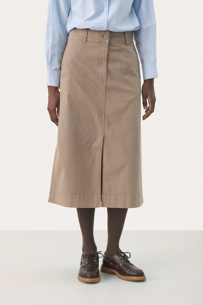 Part Two Fannies Skirt Desert Taupe