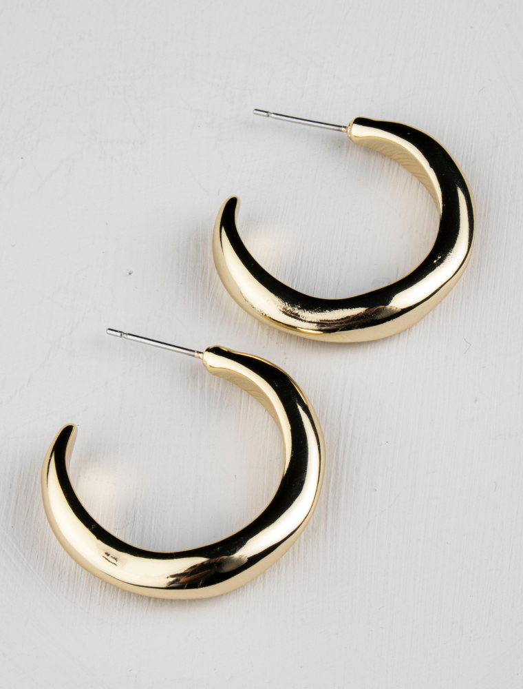 Olia Effie Gold Plated Hoops