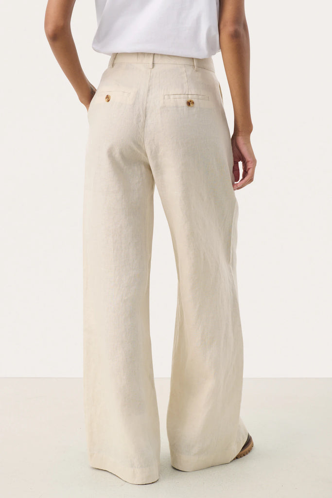 Part Two Ninnes Linen Trousers French Oak