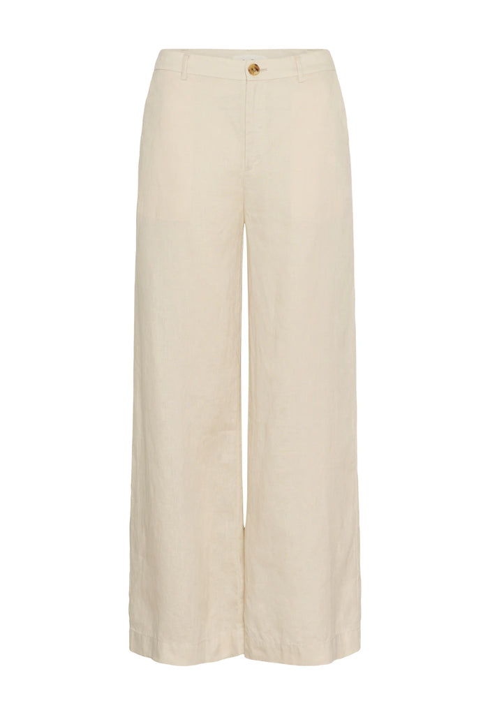 Part Two Ninnes Linen Trousers French Oak