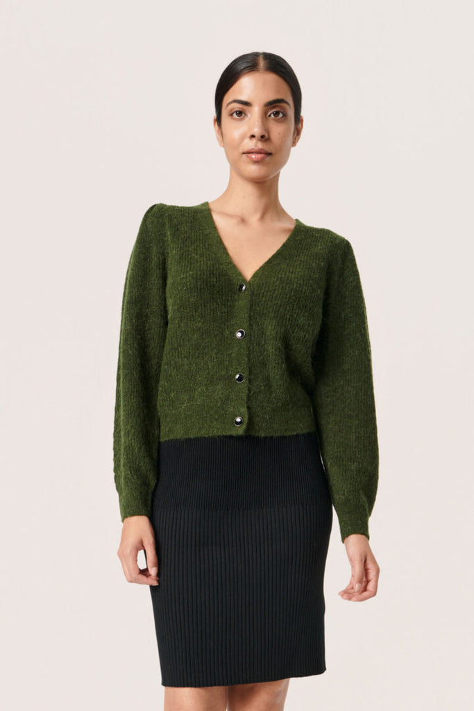 Soaked In Luxury Tuesday Green Cardigan