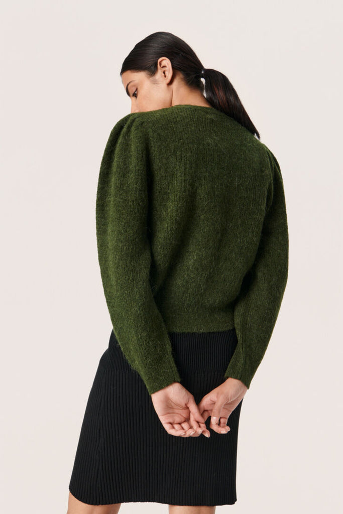 Soaked In Luxury Tuesday Green Cardigan