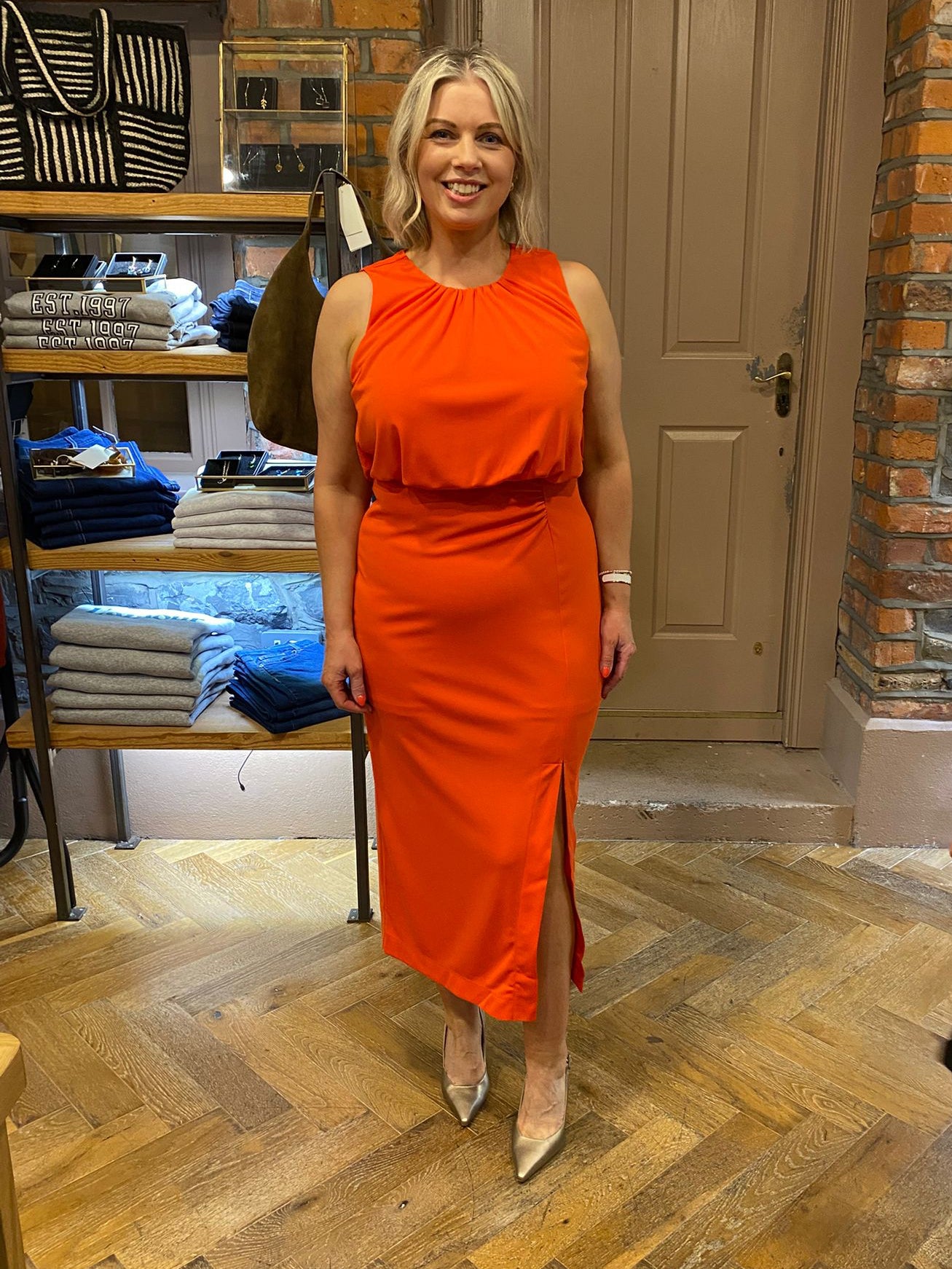 Esqualo Coral Dress – Nyles & Rafe