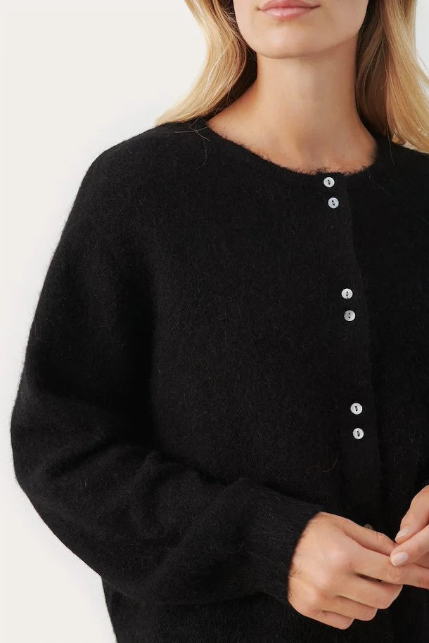 Part Two Ninell Black Cardigan