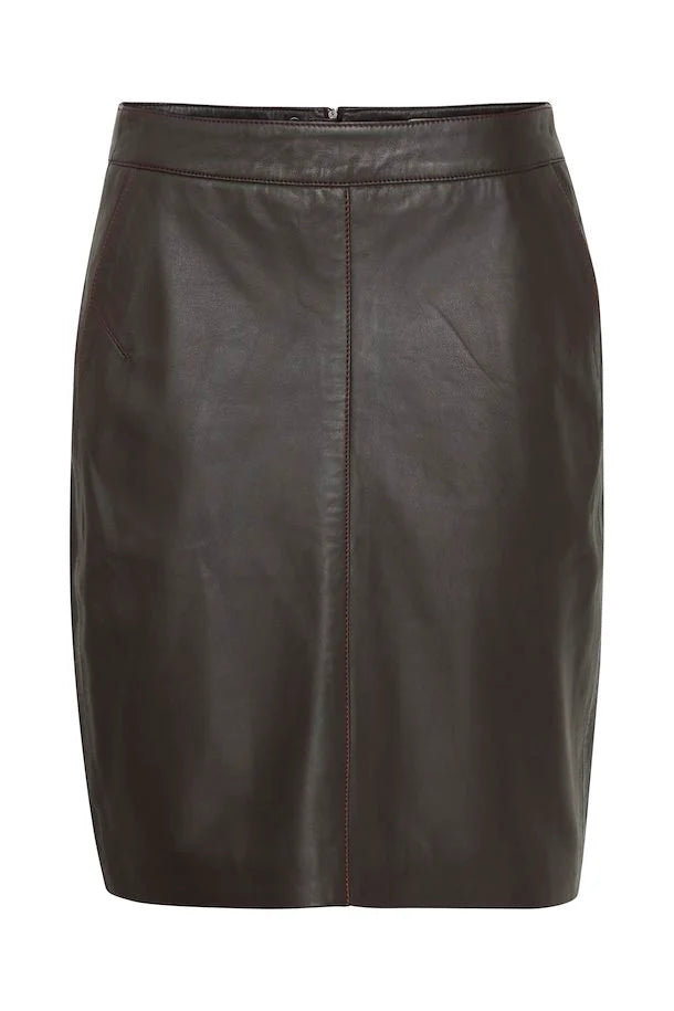 Fransa Neleather Skirt