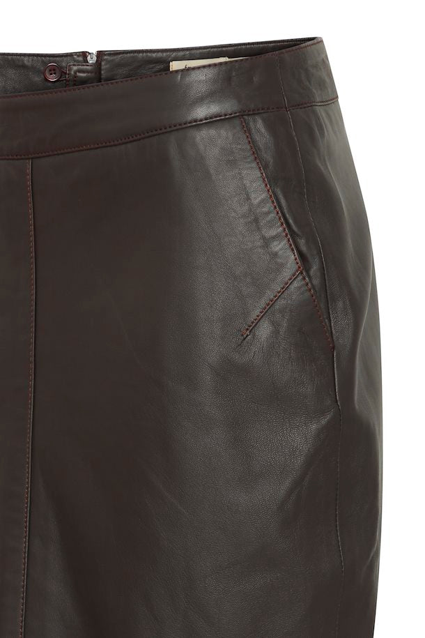 Fransa Neleather Skirt