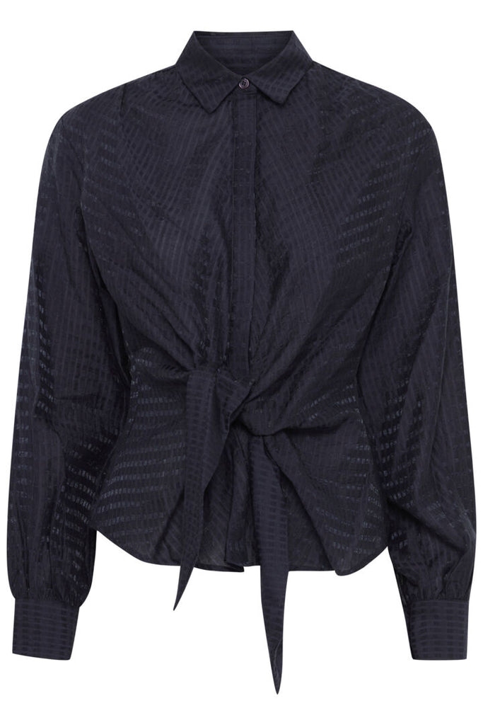 Fransa Ashley Navy Blouse