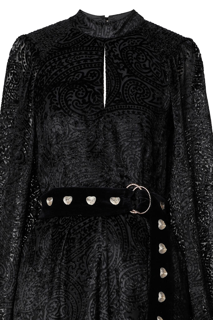 Emily Lovelock Black Dress