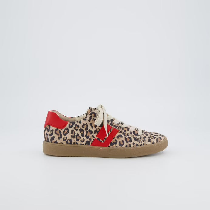 Paul Green H9 Leopard/Red Trainers