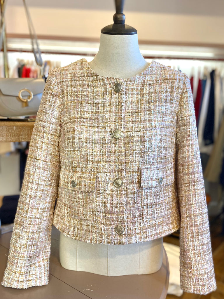 Esqualo Tweed Sand Jacket