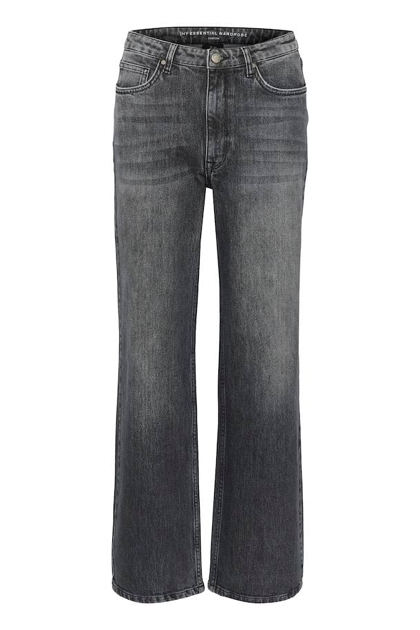 My Essential Wardrobe Louis 139 High Wide Jeans Dark Grey Retro Wash