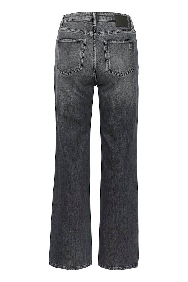 My Essential Wardrobe Louis 139 High Wide Jeans Dark Grey Retro Wash