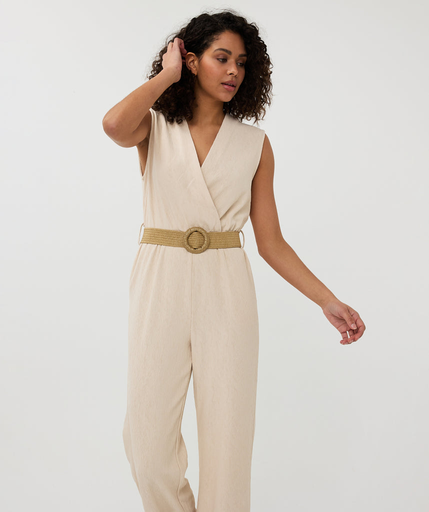 Esqualo Jumpsuit Light Sand