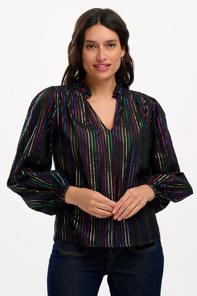 Sugar Hill Electra Shirred Blouse