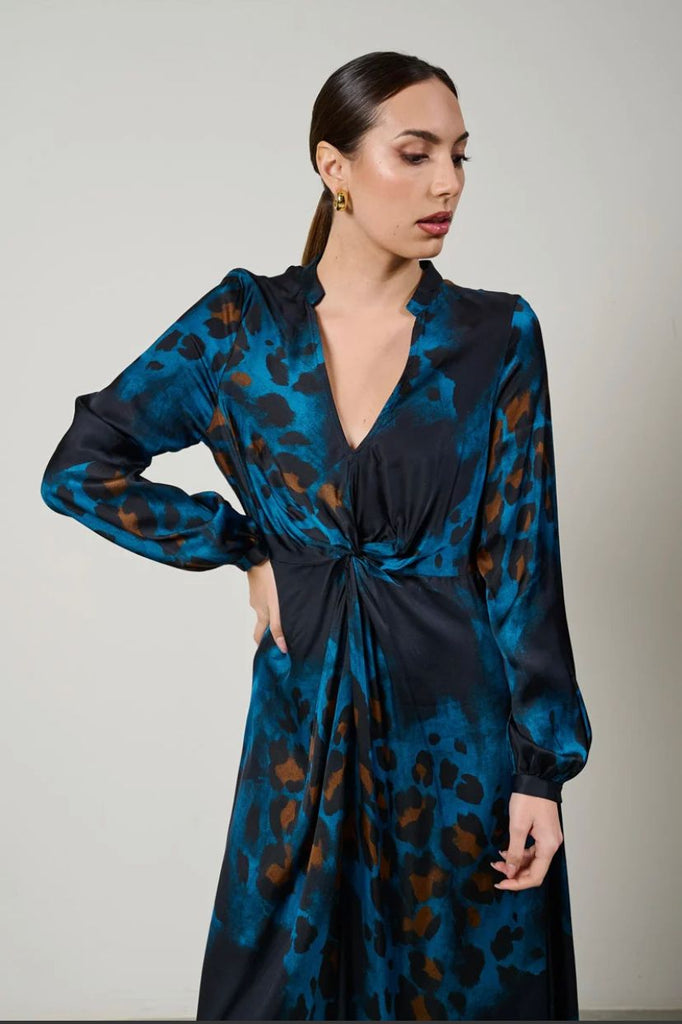 Kaos Leopard Print Dress