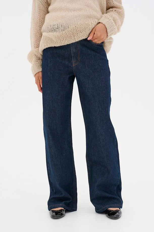 MEW Louis Jeans High Wide Dark Blue