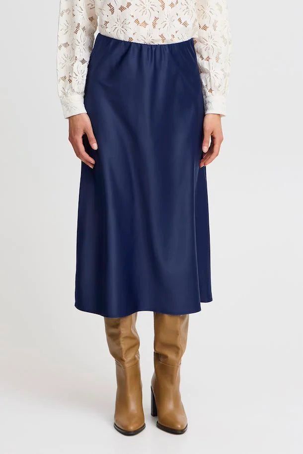 Fransa Nata Indigo skirt