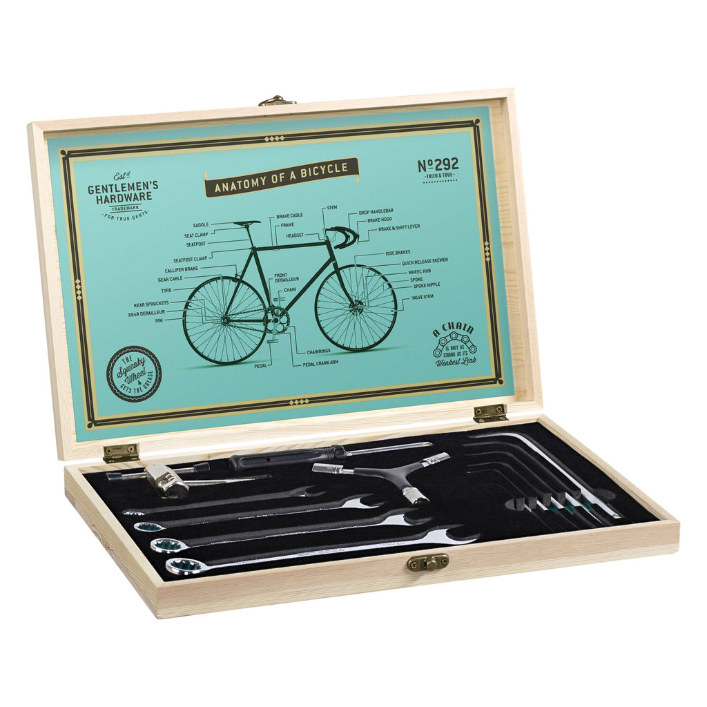 Gentlemen's Hardware Bicycle Took Kit in Wooden Box