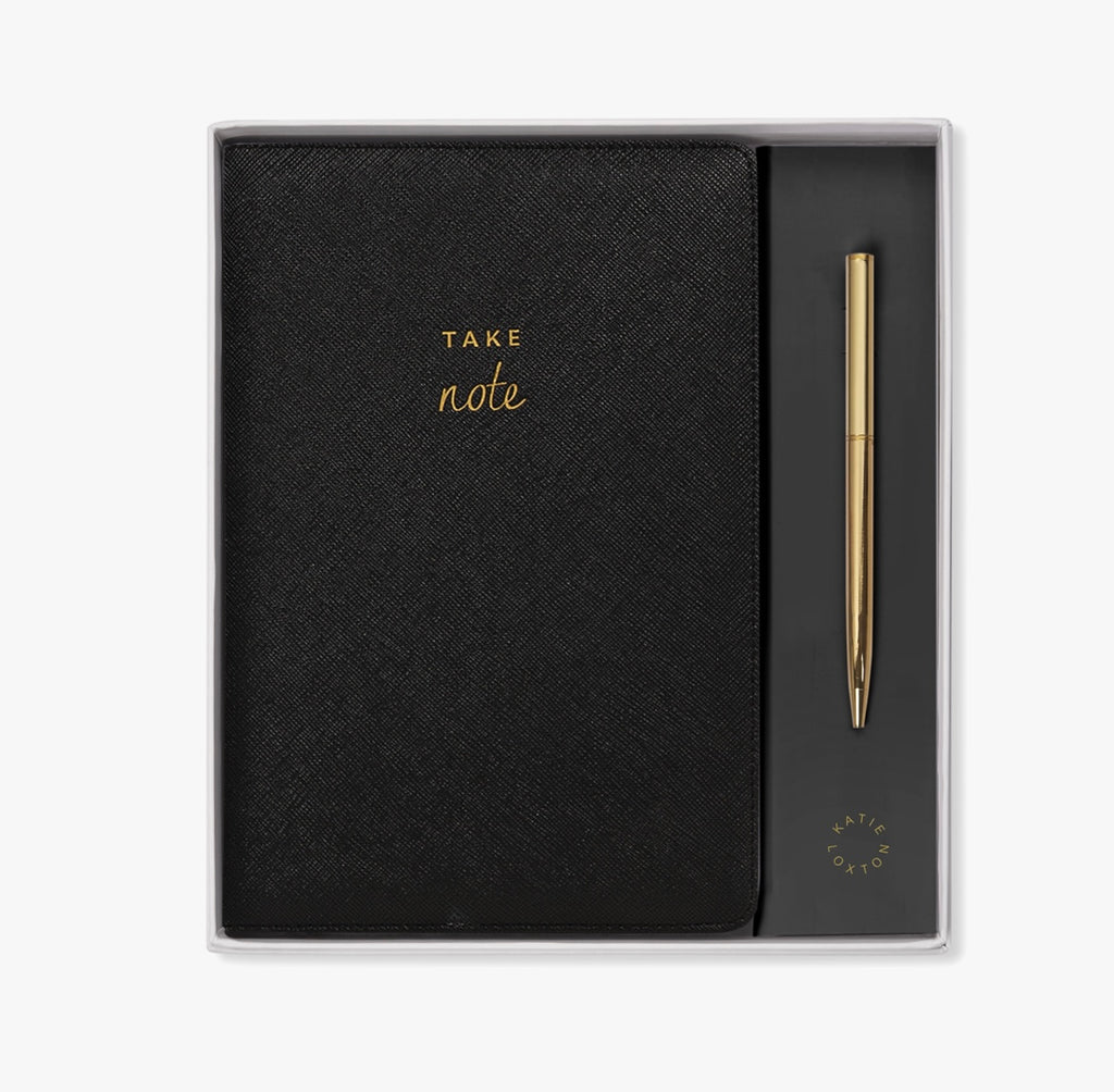 Katie Loxton Take Note A5 Notebook & Pen Set