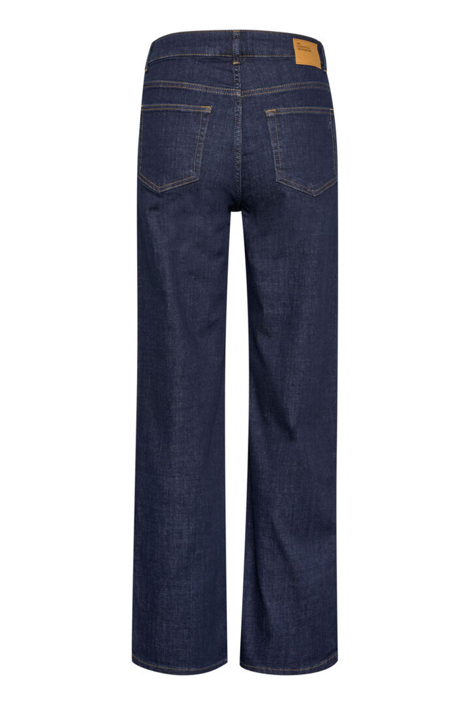 MW Dekota 121 High Wide Jeans Dark Blue Unwash