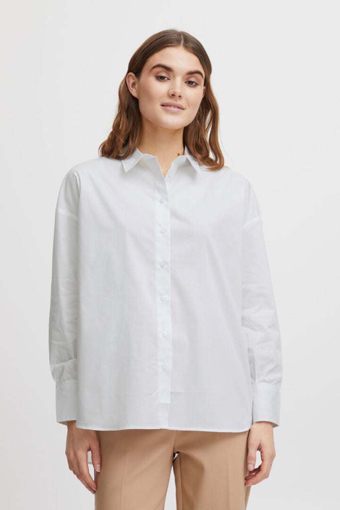 Fransa White Shirt