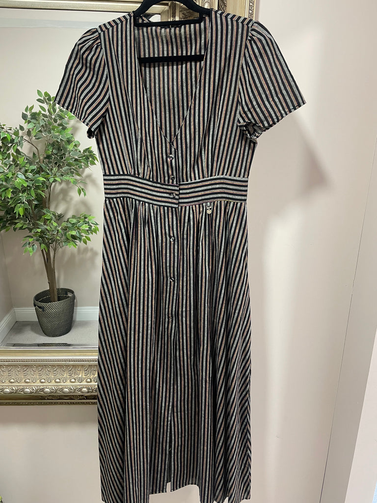 GG Black Stripe Dress size 12