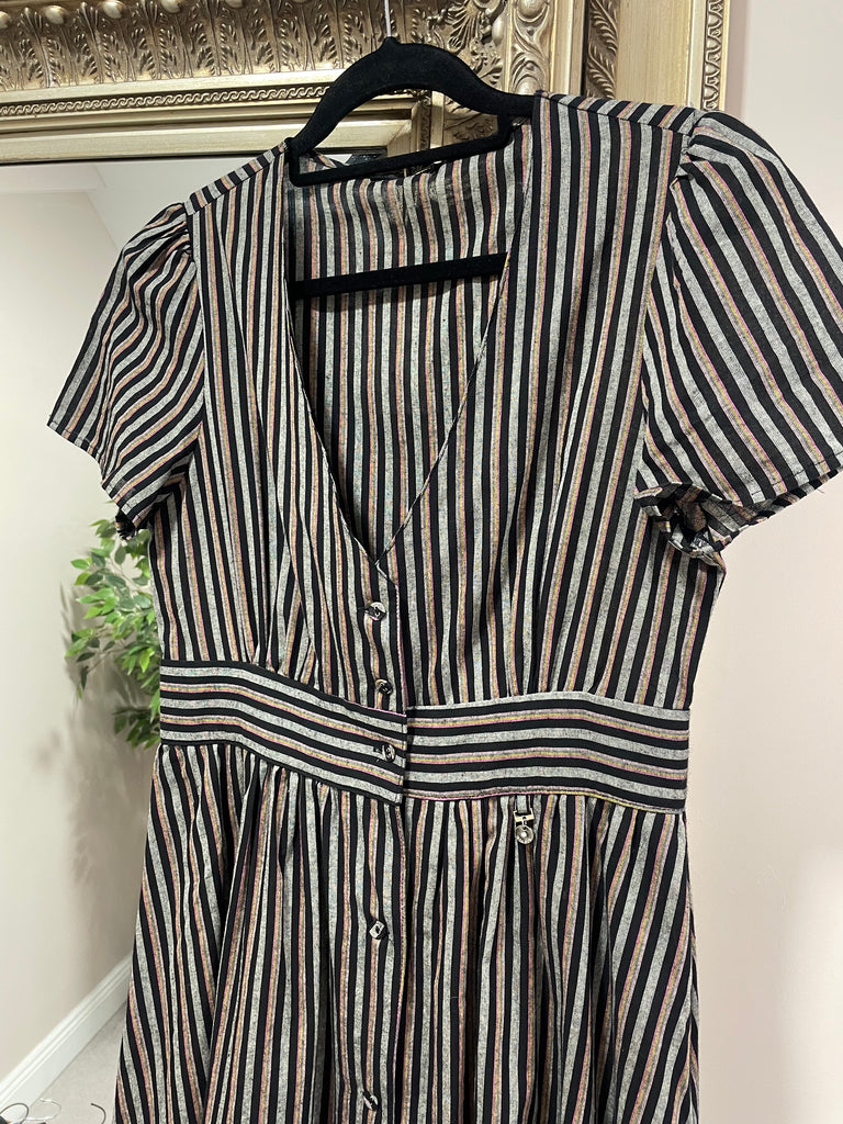 GG Black Stripe Dress size 12